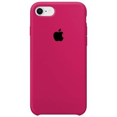 Чохол Silicone case for iPhone 7/8 hot pink