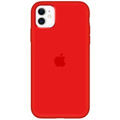 Чохол Epik Silicone case (із закритим низом) для Apple iPhone 11  (Червоний / Red)