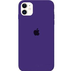 Чохол Epik Silicone case (із закритим низом) для Apple iPhone 11  (Фіолетовий / Purple)