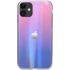 Чохол Epik Gradient Aurora з логотипом для Apple iPhone 11 Рожевий / Бузковий