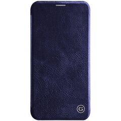 Шкіряна чохол-книжка G - Case Vintage Business Series для Apple iPhone 11 Синій