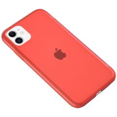 Чохол силіконовий Epik матовий напівпрозорий для Apple iPhone 11 Червоний / Red