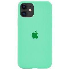 Чохол Epik Silicone case (із закритим низом) для Apple iPhone 11 Зелений / Spearmint