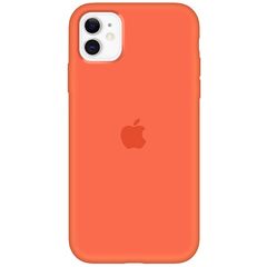 Чохол Epik Silicone case (із закритим низом) для Apple iPhone 11 Помаранчевий / Nectraine