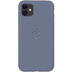 Чохол-накладка Epik Soft - touch logo series для Apple iPhone 11 Сірий / Lavender