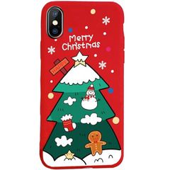 Чохол Merry Christmas для Apple iPhone XS Ялинка НГ