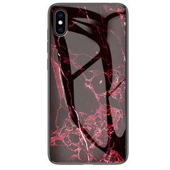 Чохол Epik Luxury Marble для Apple iPhone X/XS Марсала 