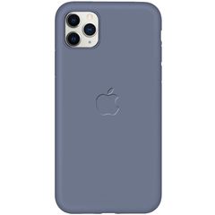 Чохол-накладка Epik Soft - touch logo series для Apple iPhone 11 Pro Max Сірий / Lavender