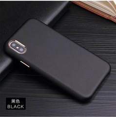 Чохол Soft leather case для Apple iPhone XS Max Чорний / Black