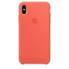 Чохол Epik Silicone Case (AA) для Apple iPhone XS Max Темний Помаранчевий / Nectraine