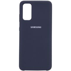 Чохол Silicone Cover (AA) для Samsung Galaxy S20 Синій / Midnight Blue