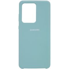 Чохол Epik Silicone Cover (AA) для Samsung Galaxy S20 Ultra Бірюзовий / Light blue