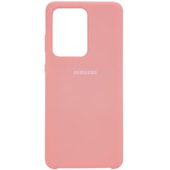 Чохол Epik Silicone Cover (AA) для Samsung Galaxy S20 Ultra Рожевий / Pink