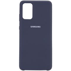 Чохол Silicone Cover (AA) для Samsung Galaxy S20+ Синій / Midnight Blue