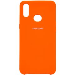 Чохол Silicone Cover (AA) для Samsung Galaxy A10s Помаранчевий / Neon Orange