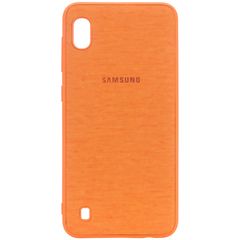 Чохол Epik Textile Logo для Samsung Galaxy A10 (A105F) Помаранчевий