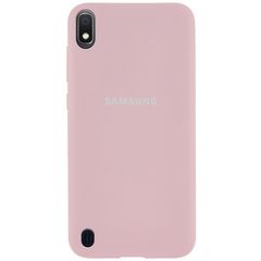 Чохол Epik Silicone Cover Full Protective (AA) для Samsung Galaxy A10 (A105F) Пісочний / Pink Sand