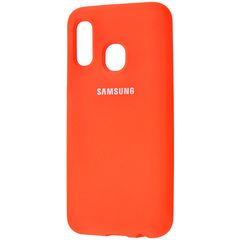 Чохол Epik Silicone Cover Full Protective (AA) для Samsung Galaxy A20 / A30 Помаранчевий