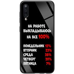 Чохол Epik TPU+Glass чохол ForFun для Samsung Galaxy A70 (A705F) На роботі / Чорний