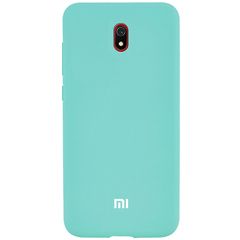 Чохол Epik Silicone Cover Full Protective (A) для Xiaomi Redmi 8 Бірюзовий / Ice Blue