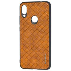 Накладка шкіряна VORSON Braided leather series для Xiaomi Redmi Note 7 / Note 7 Pro / Note 7s Коричневий