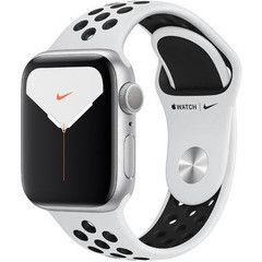Смарт-годинник Apple Watch Nike Series 5 GPS 40mm Silver Aluminum w. Silver Aluminum (MX3R2)