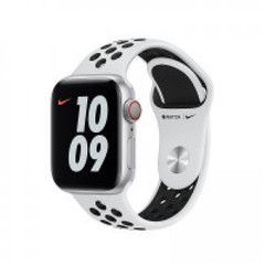 Apple Watch Nike Series 7 LTE 41mm S. Aluminum Case w. Pure Platinum/Black Nike S. Band (MKHL3/MKJ33)