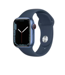 Смарт-годинник Apple Watch Series 7 GPS 41mm Blue Aluminum Case With Abyss Blue (MKNH3)