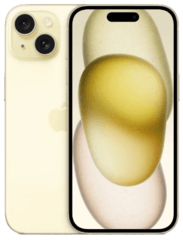 Смартфон Apple iPhone 15 512GB eSIM Yellow (MTMC3)