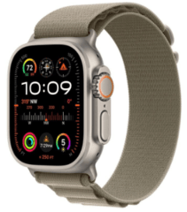 Смарт-годинник Apple Watch Ultra 2 GPS + Cellular 49mm Titanium Case with Olive Alpine Loop - Large (MRF03/MRFK3)