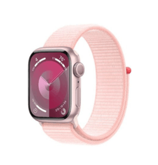 Смарт-годинник Apple Watch Series 9 GPS 41mm Pink Aluminum Case w. Light Pink S. Loop (MR953)