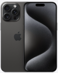 Смартфон Apple iPhone 15 Pro Max 512GB Dual SIM Black Titanium (MU2T3)