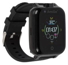 Дитячій смарт-годинник AmiGo GO006 GPS 4G WIFI VIDEOCALL Black UA