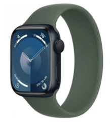 Смарт-годинник Apple Watch Series 9 GPS 41mm MIDNIGHT   Alu. Case w. CYPRESS SOLO LOOP - Size 3  (MR9L3,MTE73)