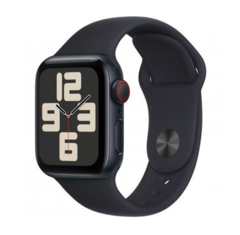 Смарт-годинник Apple Watch SE 2 GPS + Cellular 40mm Midnight Aluminum Case w. Midnight S. Band - S/M (MNTM3/MRG83/MRG63)