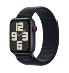 Смарт-годинник Apple Watch SE 2 GPS + Cellular 44mm Midnight Aluminum Case w. Midnight Sport Loop (MRHA3)