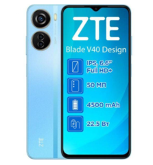 Смартфон ZTE Blade V40 Design 6/128GB Blue UA