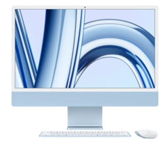 Моноблок Apple iMac 24" M3 2023 Blue (MQRR3)