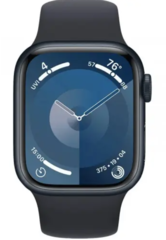 Смарт-годинник Apple Watch Series 9 GPS + Cellular 41mm Midnight Alu. Case w. Midnight S. Band - M/L (MRHT3)